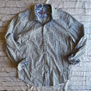 Robert Graham Mens Button Down Shirt Medium